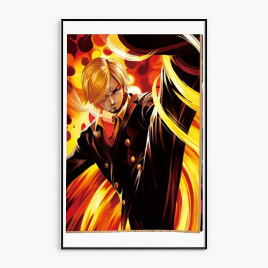 Anime One Piece 3D Lenticular Poster Zoro Luffy Sanji